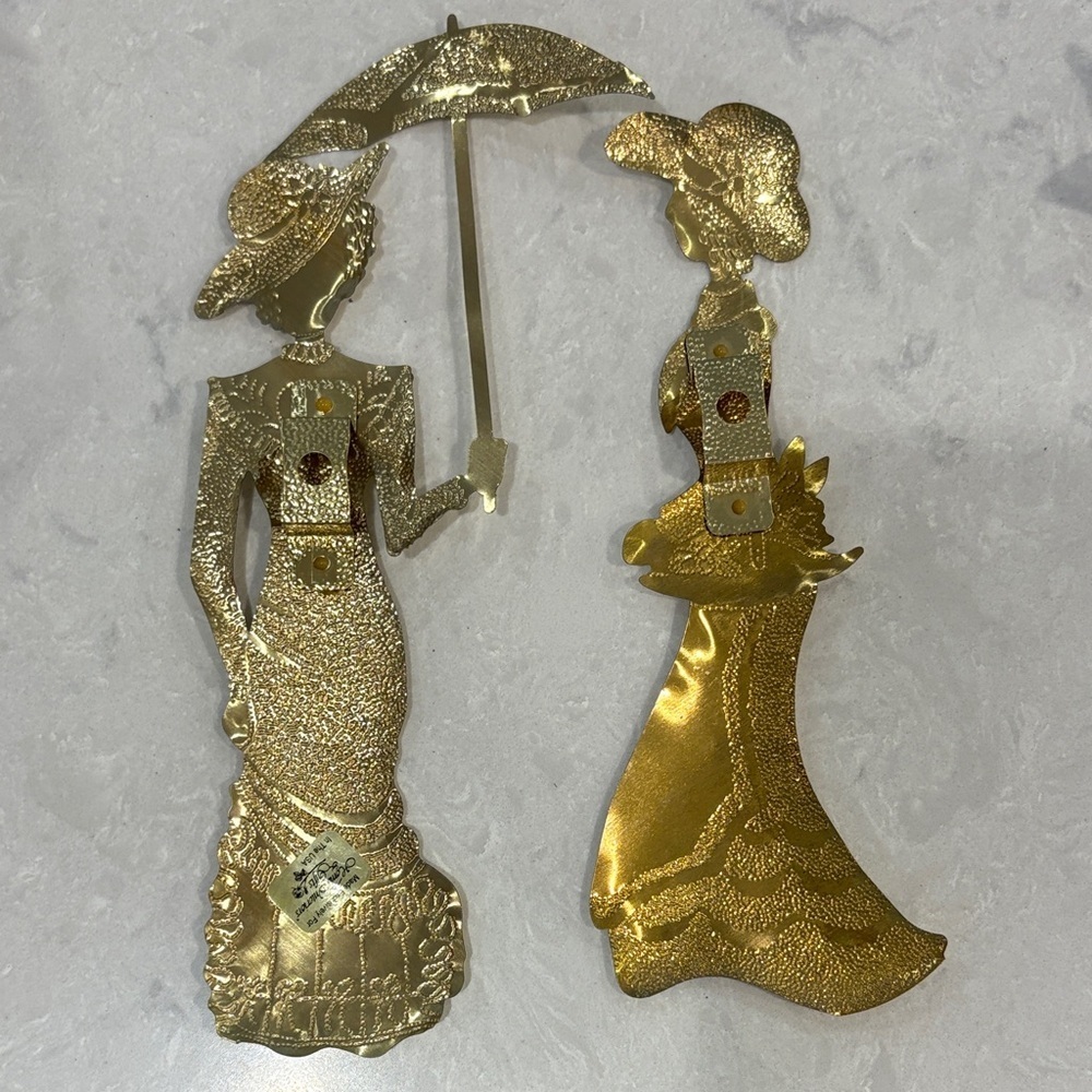 Artistic Gold wall art Set with Elegant Figures